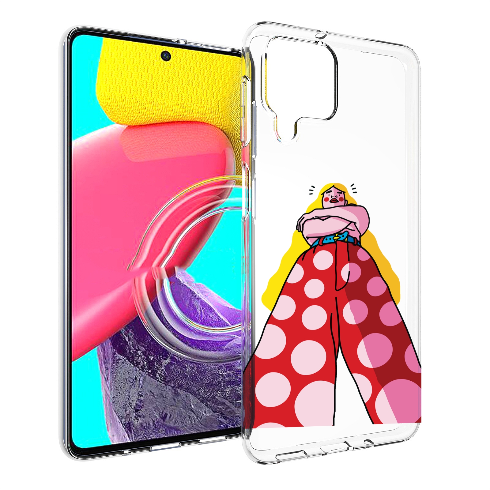 

Чехол MyPads высокая-девушка для Samsung Galaxy M53 (SM-M536), Прозрачный, Tocco