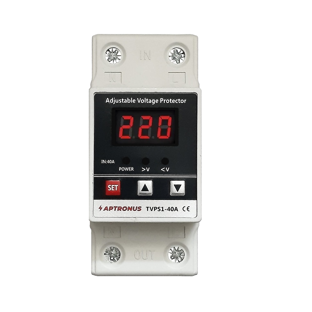

Реле напряжения APTRONUS модель TVPS1-40А, 230В, 40А, tvps1-a