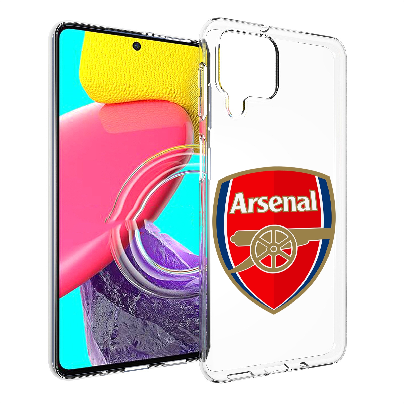 

Чехол MyPads ФК Арсенал логотип для Samsung Galaxy M53 (SM-M536), Прозрачный, Tocco