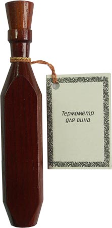 фото Термометр для вина стеклоприбор тб-3-м1 исп.16 (деревянный футляр, диапазон от 0 до +40 гр