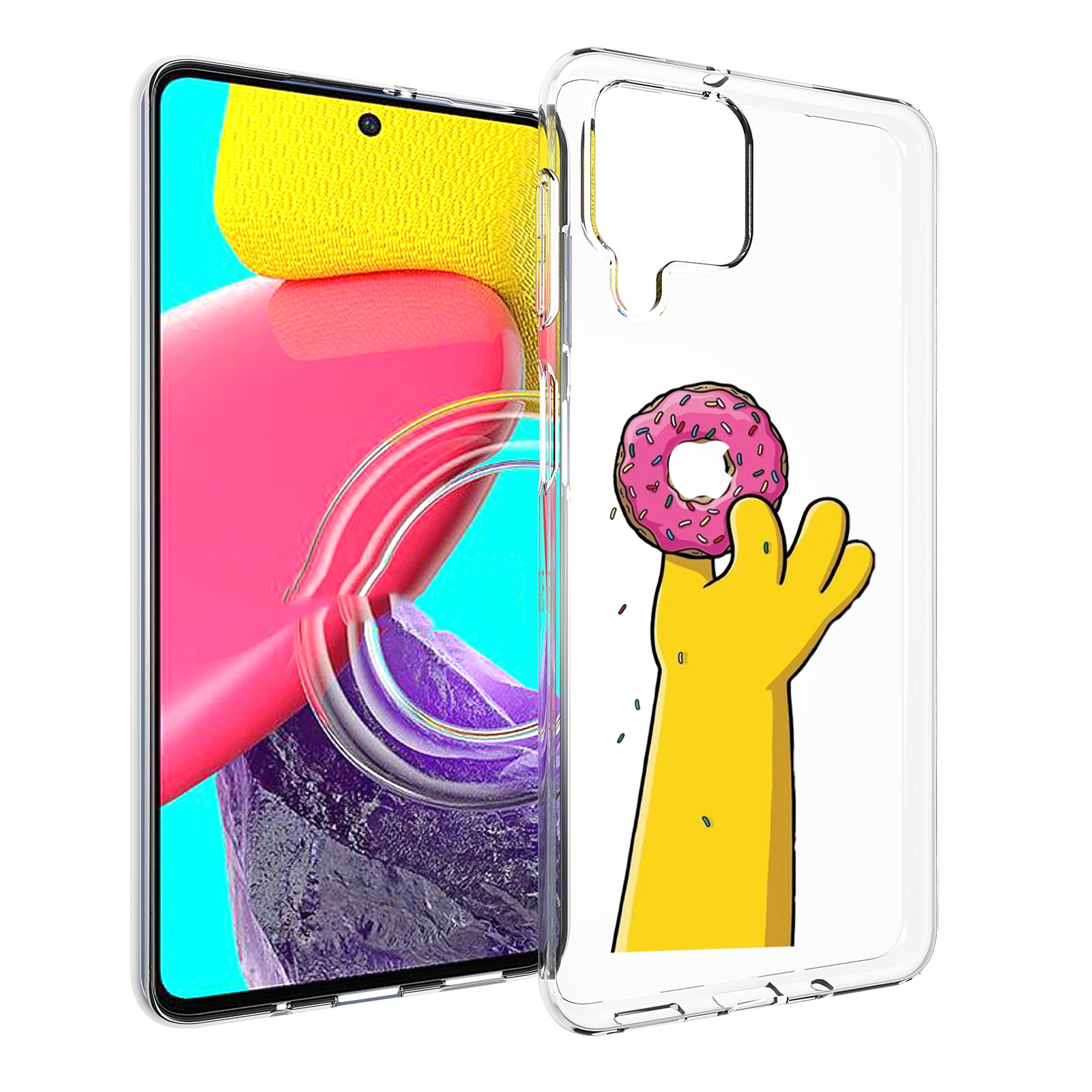 

Чехол MyPads вкусный-пончик для Samsung Galaxy M53 (SM-M536), Прозрачный, Tocco