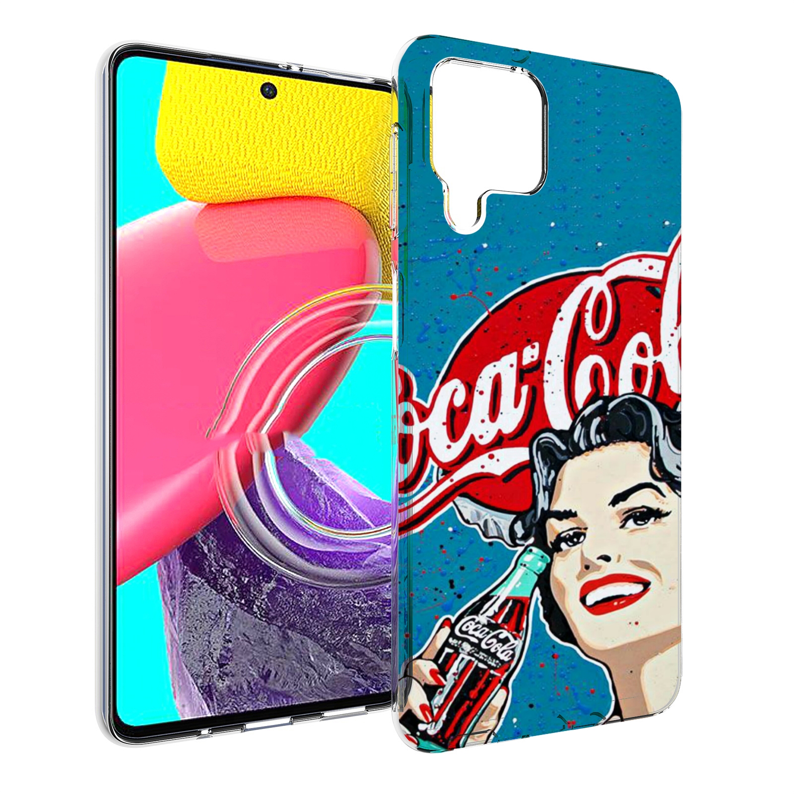 

Чехол MyPads вкусная кола картинка для Samsung Galaxy M53 (SM-M536), Прозрачный, Tocco