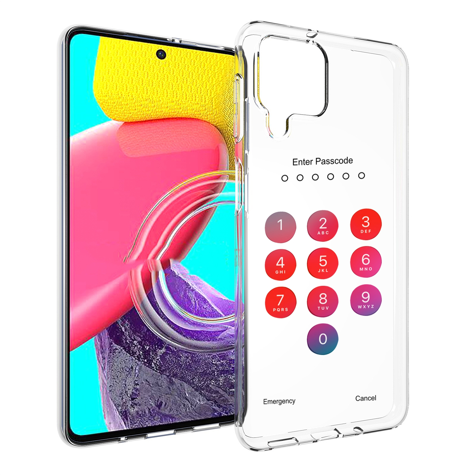 

Чехол MyPads введите-пароль для Samsung Galaxy M53 (SM-M536), Прозрачный, Tocco