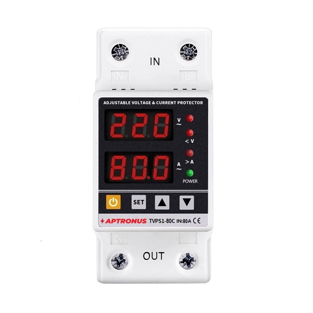 

Реле напряжения и тока APTRONUS модель TVPS1-80C, 230В, 80А, tvps1-с