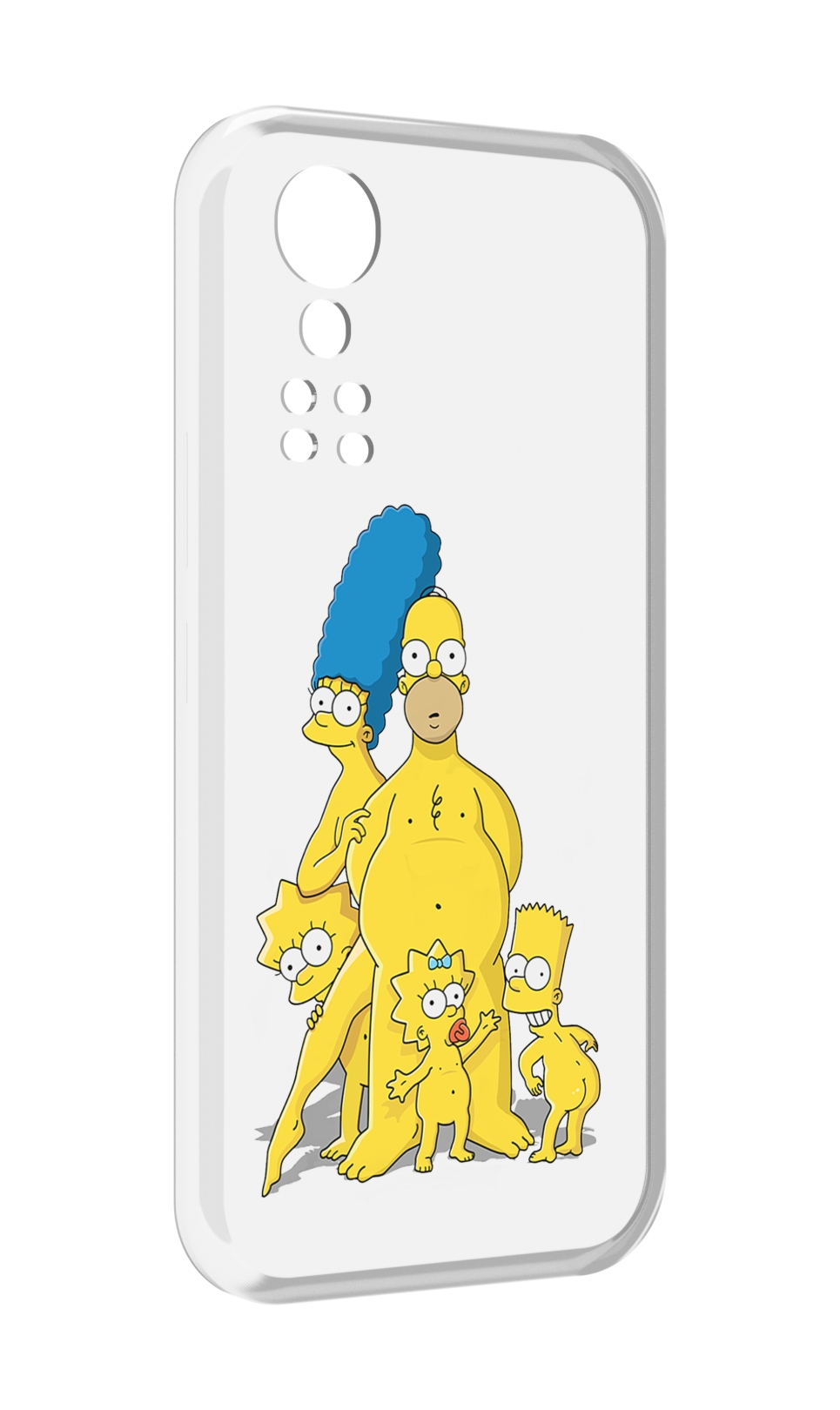 

Чехол MyPads семья-симпсонов для ZTE Axon 30 5G / Axon 30S, Прозрачный, Tocco
