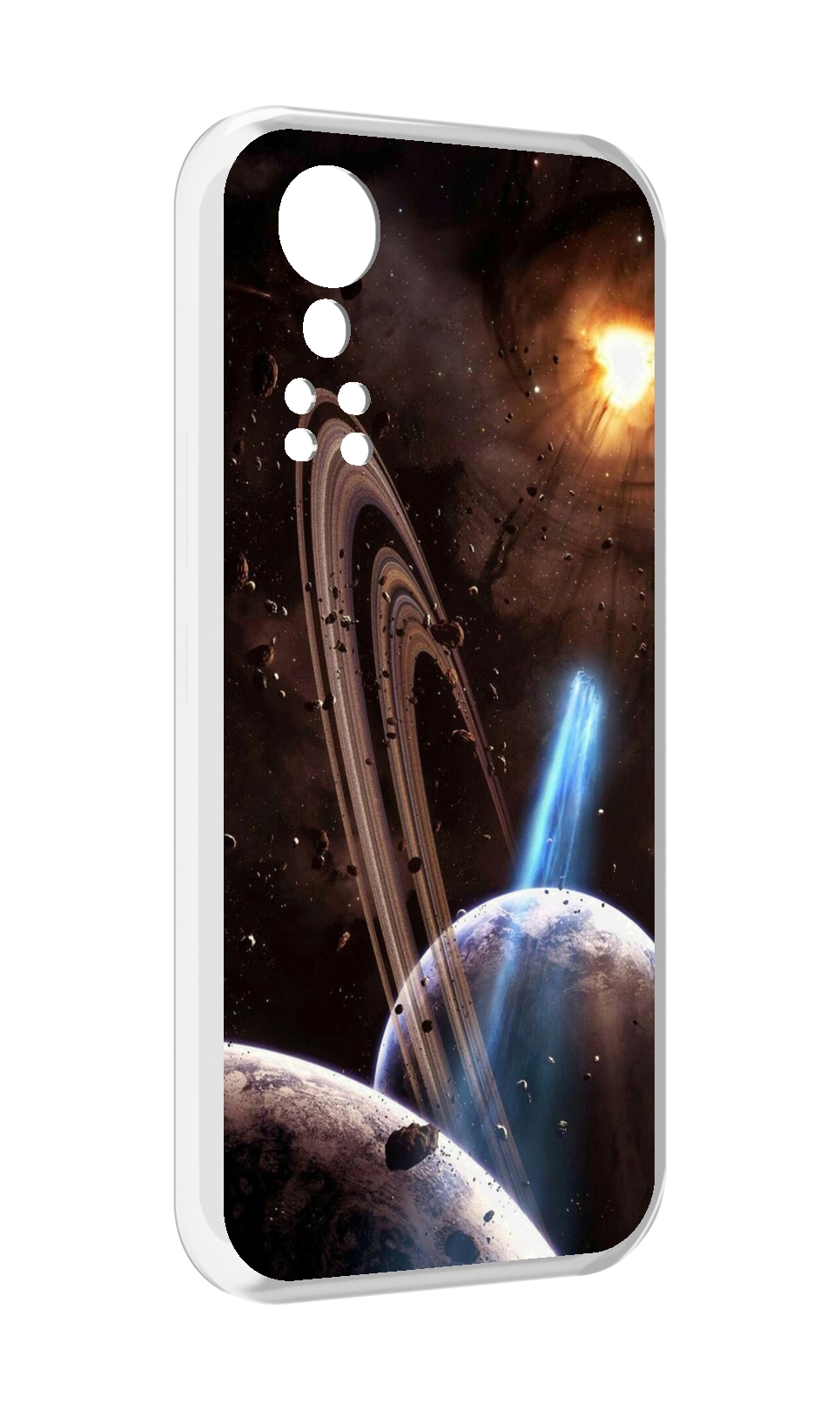 

Чехол MyPads сатурн в космосе для ZTE Axon 30 5G / Axon 30S, Прозрачный, Tocco