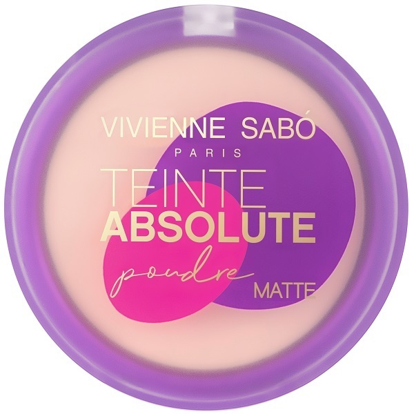 фото Пудра компактная матирующая vivienne sabo teinte absolute matte, тон 01