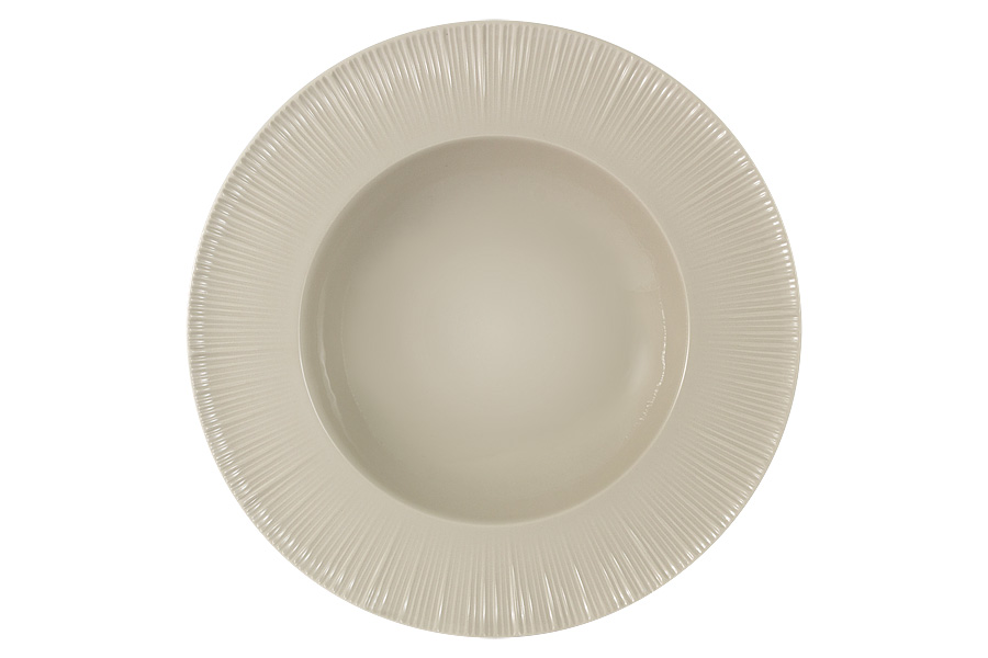 

Тарелка суповая Home & Style Карамель 24 см HS4-G099-28G3S, Белый