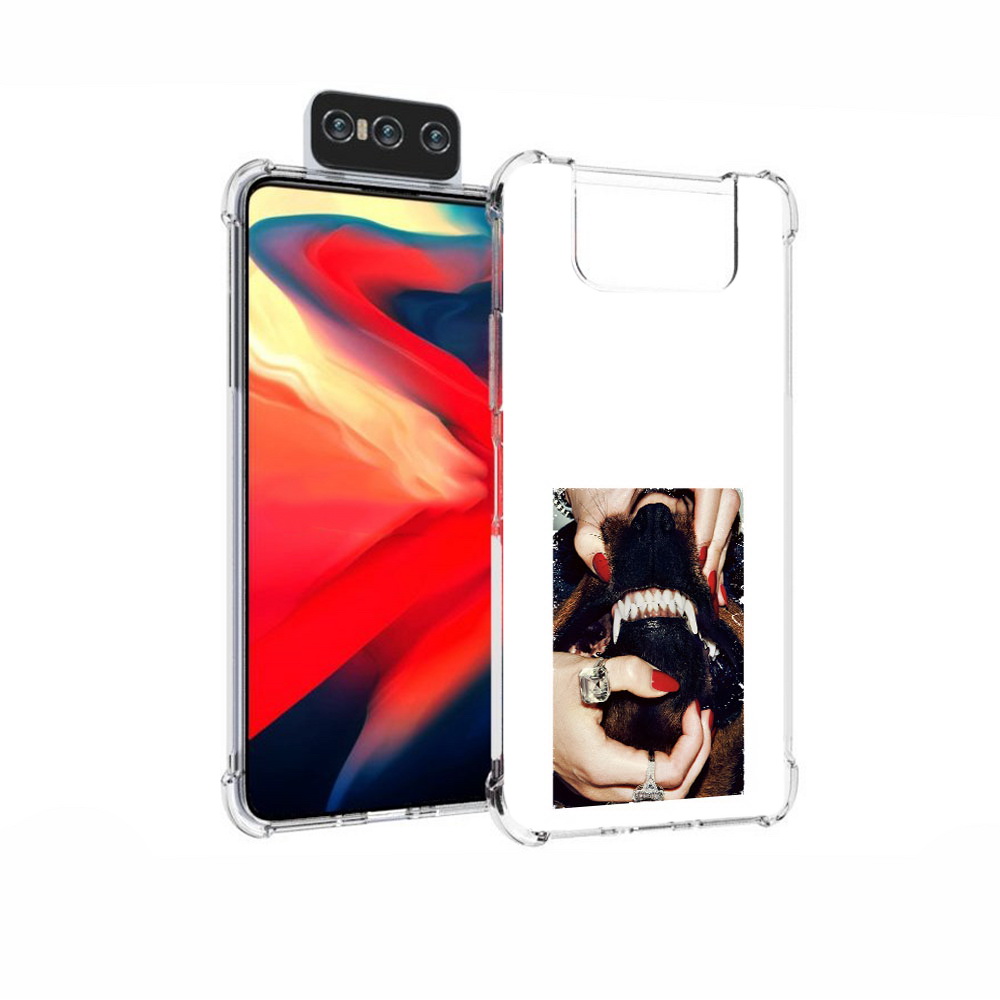 

Чехол MyPads Tocco для Asus Zenfone 7 (ZS670KS) маникюр, Прозрачный, Tocco