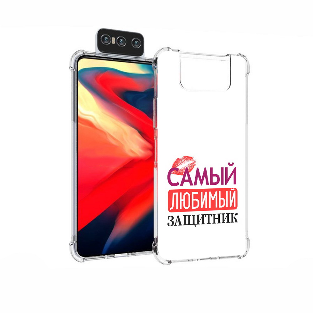 

Чехол MyPads Tocco для Asus Zenfone 7 (ZS670KS) любимый защитник, Прозрачный, Tocco