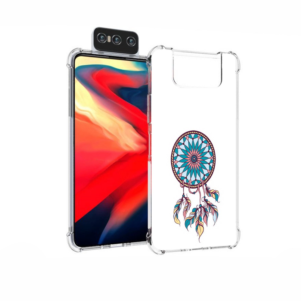 Чехол MyPads Tocco для Asus Zenfone 7 (ZS670KS) ловец снов синий