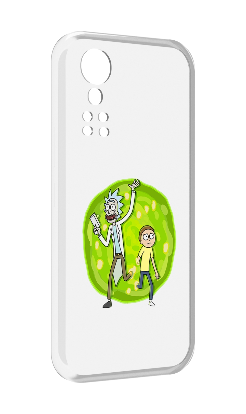Чехол MyPads рик-и-морти-в-кружке для ZTE Axon 30 5G / Axon 30S