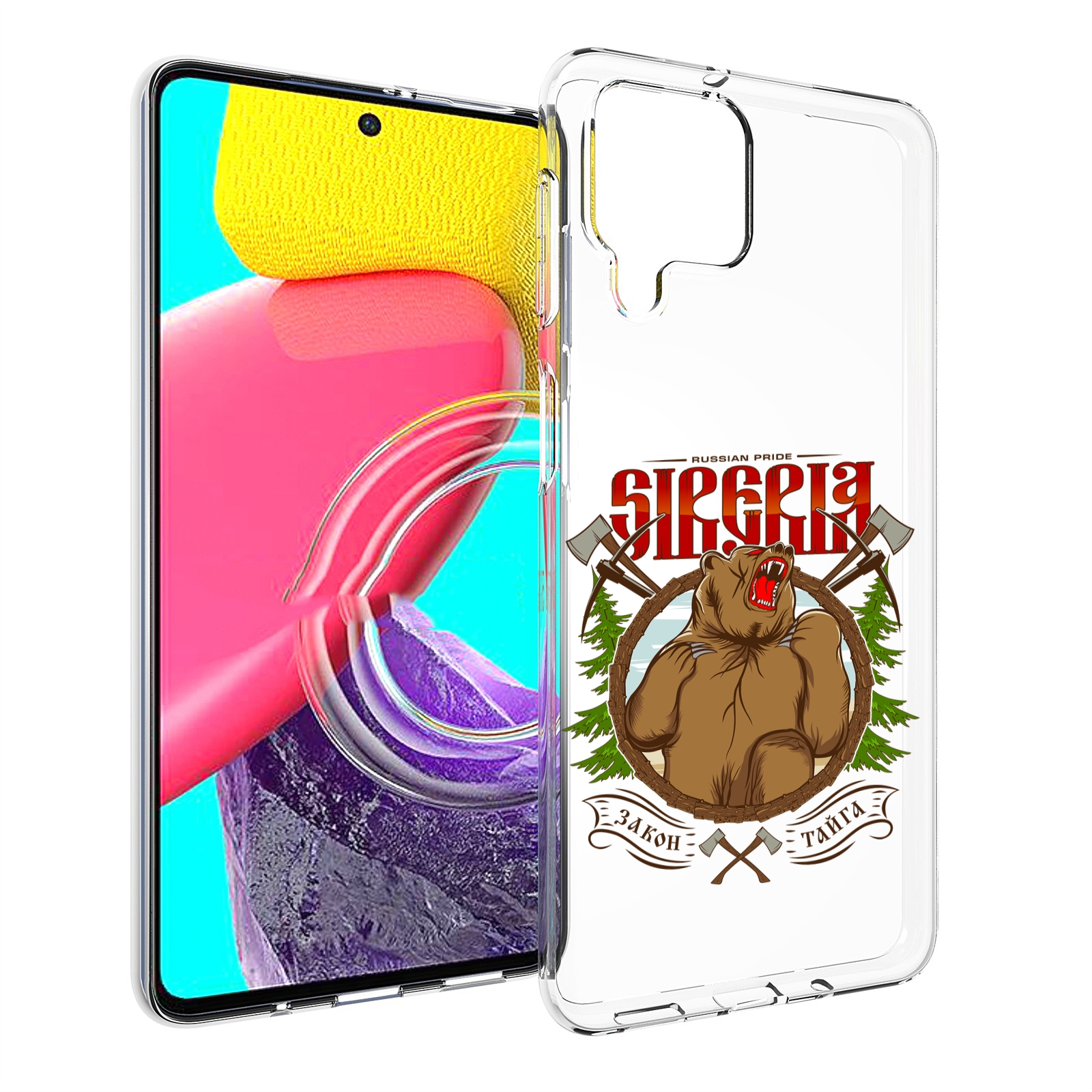 

Чехол MyPads Тайга для Samsung Galaxy M53 (SM-M536), Прозрачный, Tocco