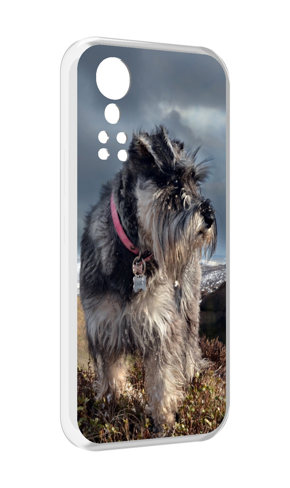 

Чехол MyPads ризеншнауцер 2 для ZTE Axon 30 5G / Axon 30S, Прозрачный, Tocco