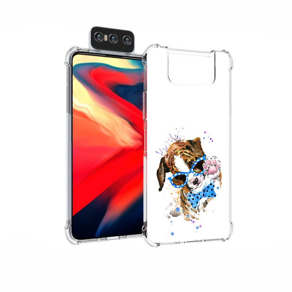 

Чехол MyPads Tocco для Asus Zenfone 7 (ZS670KS) лапочка, Прозрачный, Tocco
