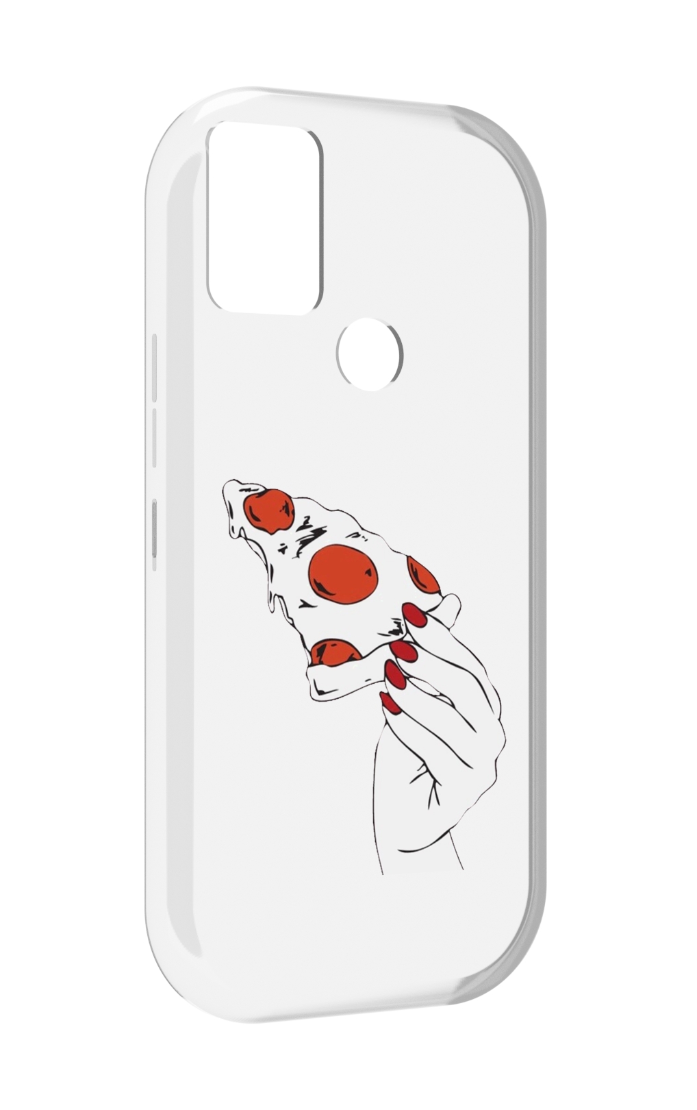 

Чехол MyPads белая-пицца для UMIDIGI A9, Прозрачный, Tocco