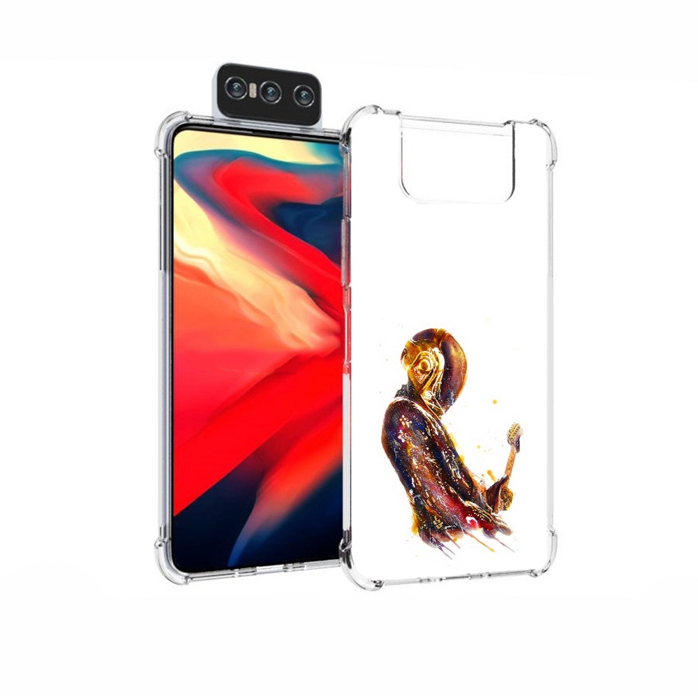 Чехол MyPads Tocco для Asus Zenfone 7 (ZS670KS) космо-музыкант