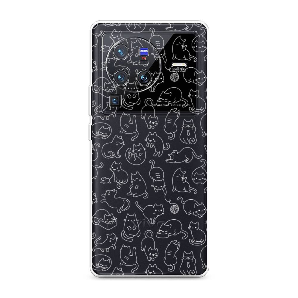 

Чехол Awog на Vivo X80 Pro "Шкодливые котики", Разноцветный, 266650-2