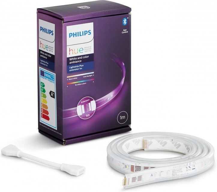 Удлинитель светодиодной полосы Philips Hue LightStrips Plus Ext BT 1m