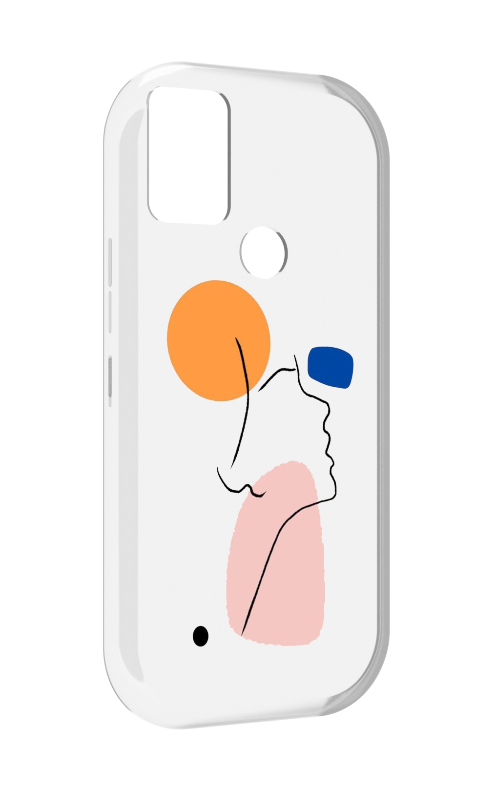 

Чехол MyPads абстракция девушки женский для UMIDIGI A9, Прозрачный, Tocco