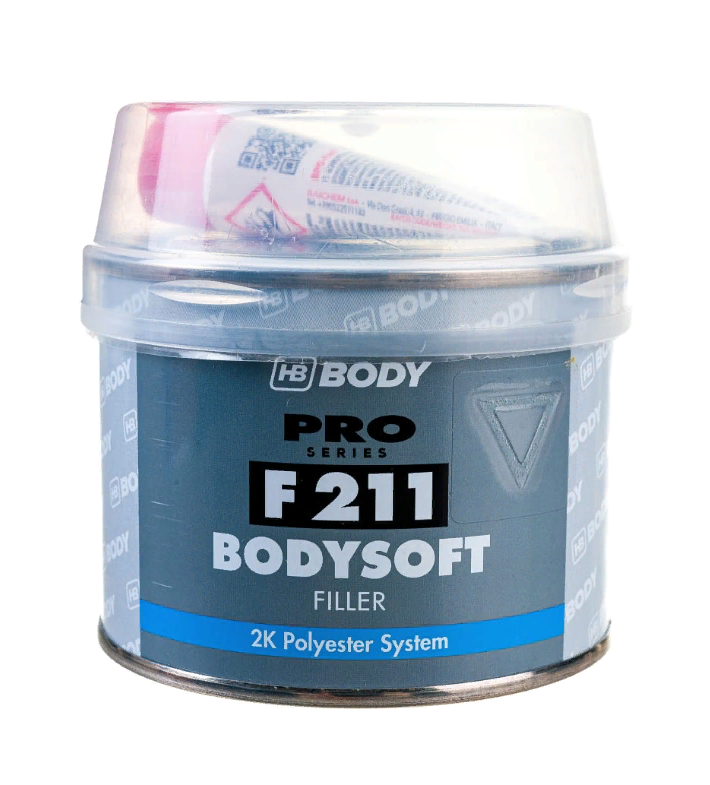 

Шпатлевка BODY 211 soft, 0,25кг, Желтый