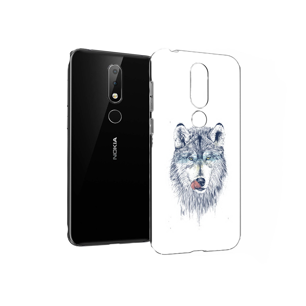 

Чехол MyPads Tocco для Nokia X6 голодгый волк (PT115295.99.292), Прозрачный, Tocco