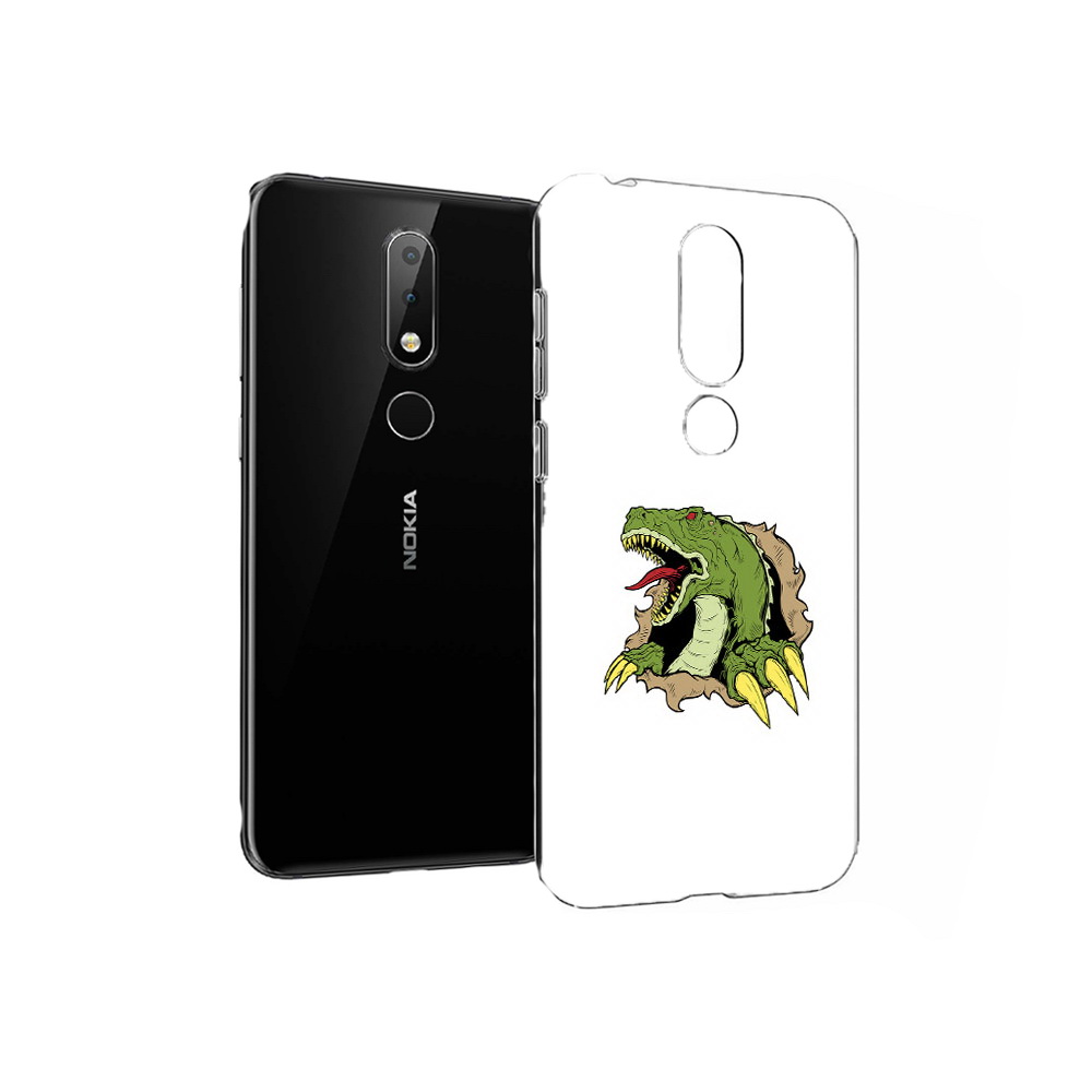 

Чехол MyPads Tocco для Nokia X6 годзила (PT115295.99.290), Прозрачный, Tocco