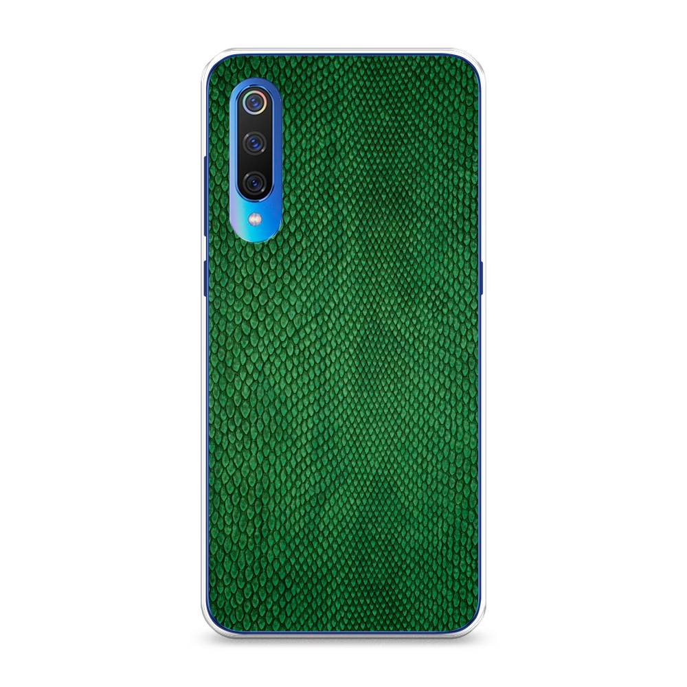

Чехол Awog на Xiaomi Mi 9 "Изумрудная змея", Разноцветный, 34850-3
