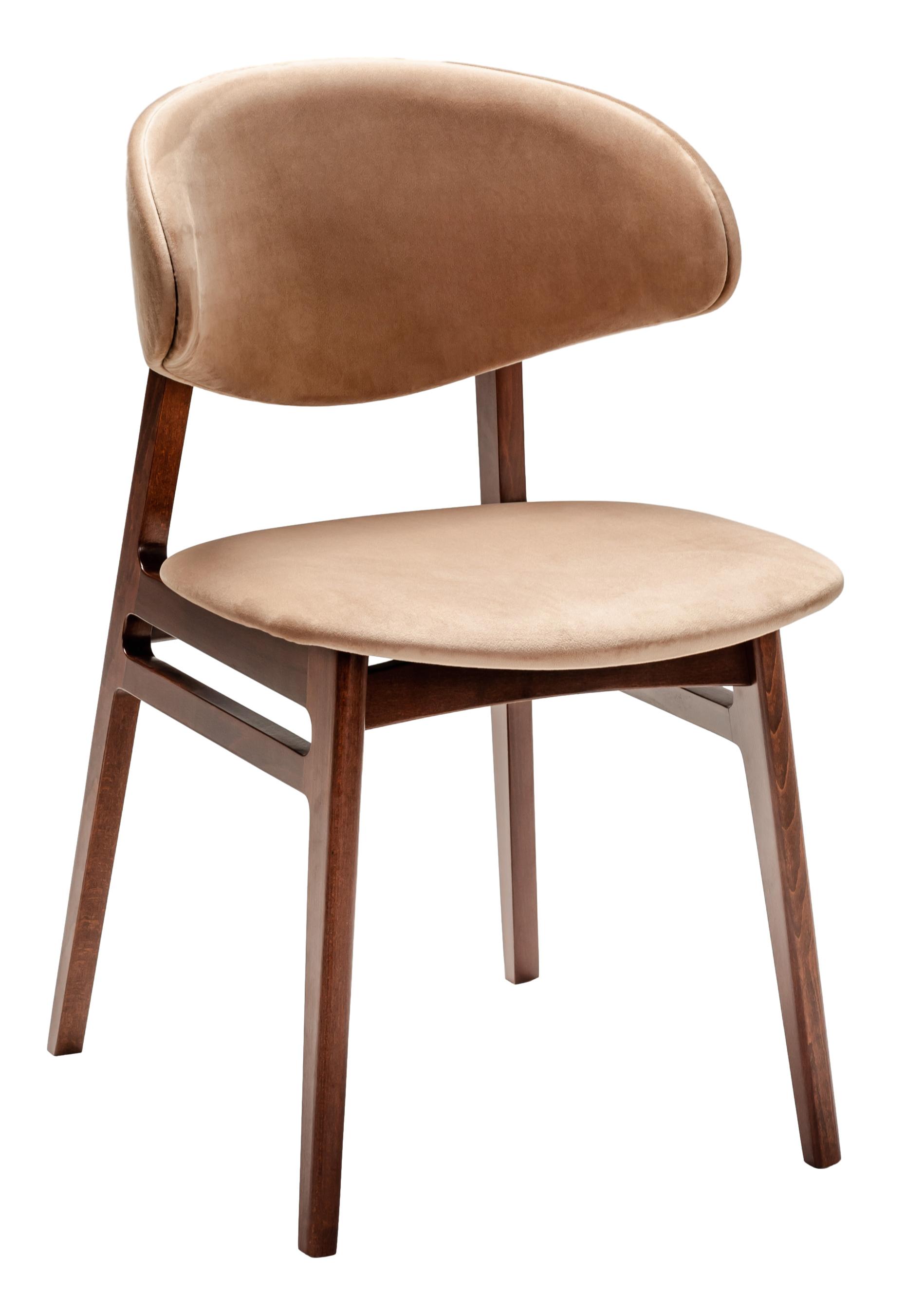 Стул RHOME Calipso Wood бежевый/коричневый