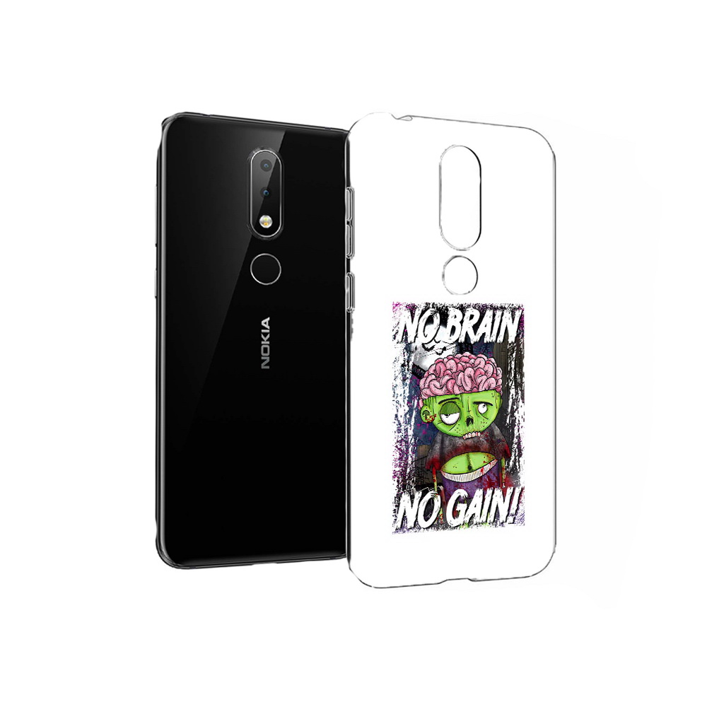 

Чехол MyPads Tocco для Nokia X6 глупый зомби (PT115295.99.289), Прозрачный, Tocco