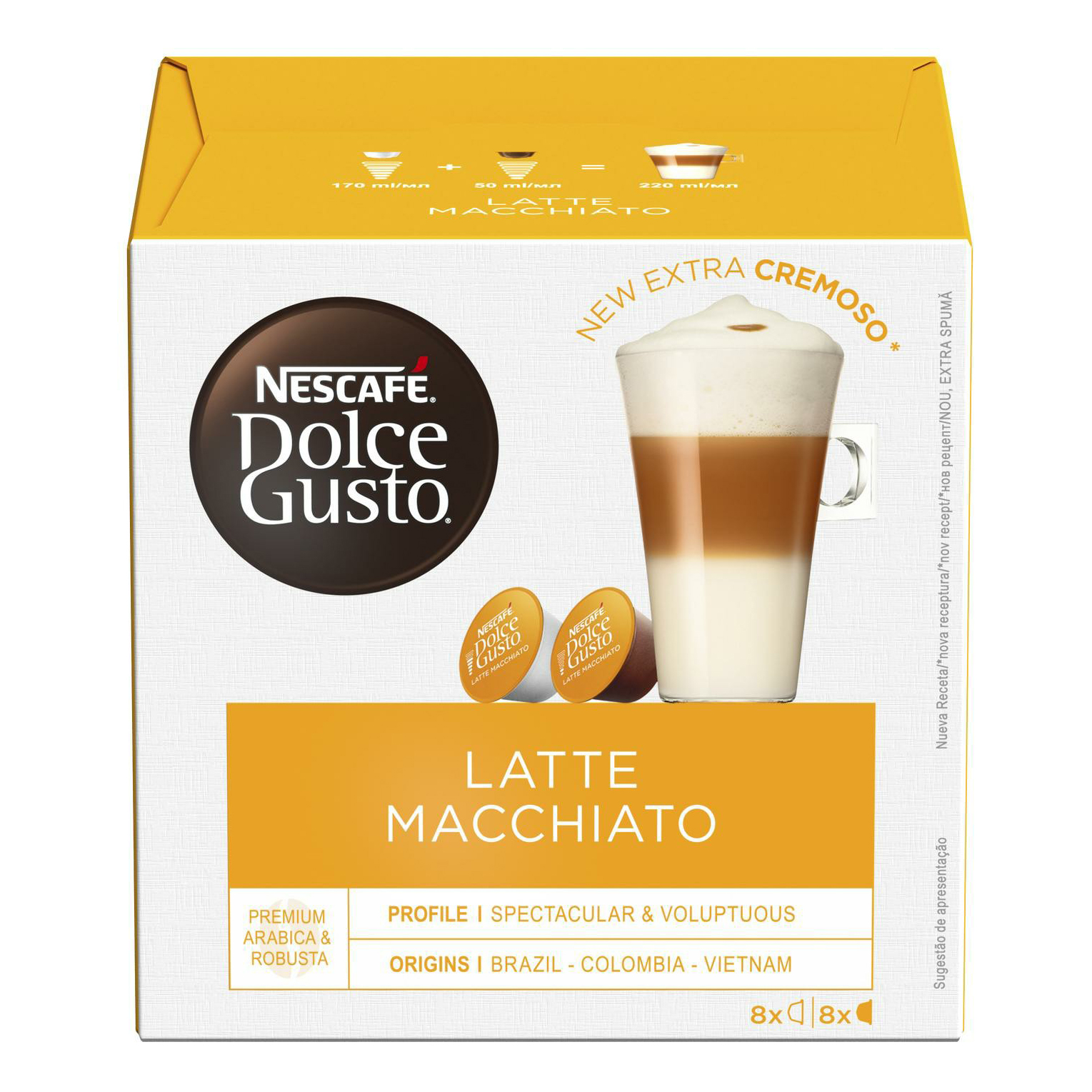 

Кофе Nescafe Dolce Gusto Latte Macchiato в капсулах 16 шт 183 г