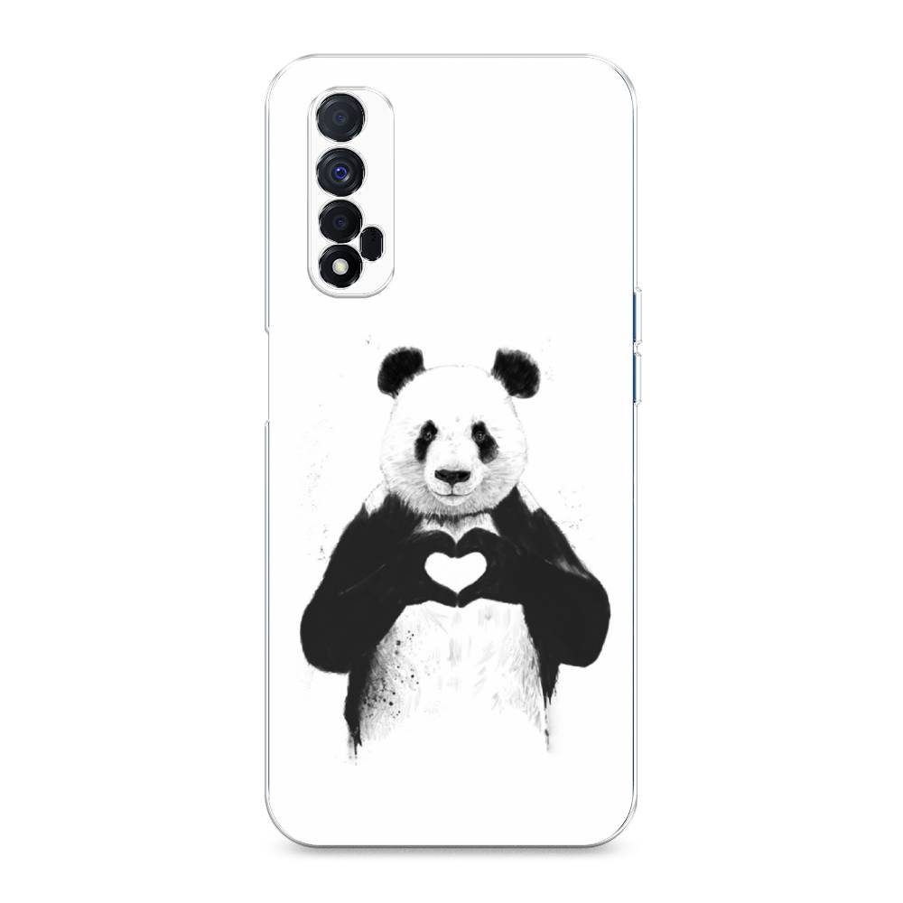 

Чехол Awog на Realme Narzo 30 4G "Панда love", Разноцветный, 257650-10