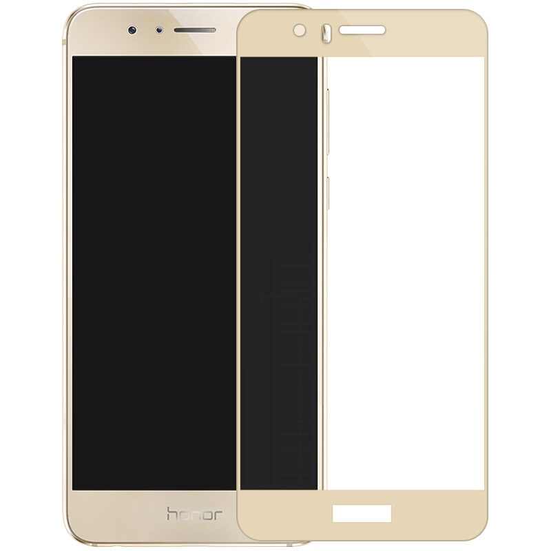 

Защитное стекло на Honor 8, 3D, золотой, X-case