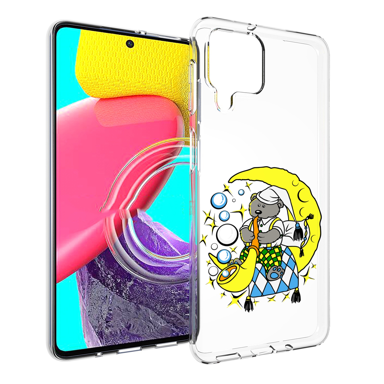

Чехол MyPads Сырная луна для Samsung Galaxy M53 (SM-M536), Прозрачный, Tocco