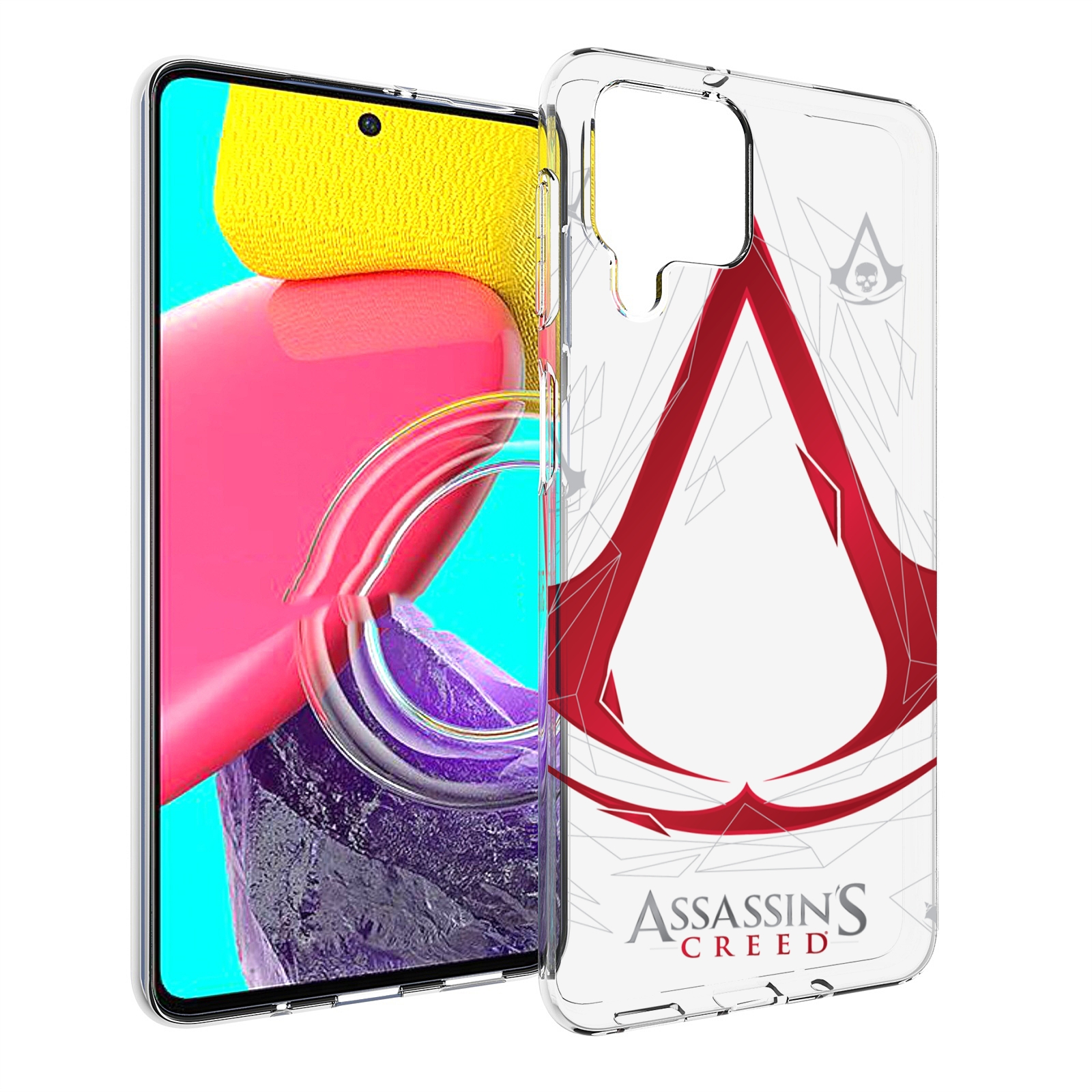 Чехол MyPads ассасин-крид-знак для Samsung Galaxy M53 (SM-M536)