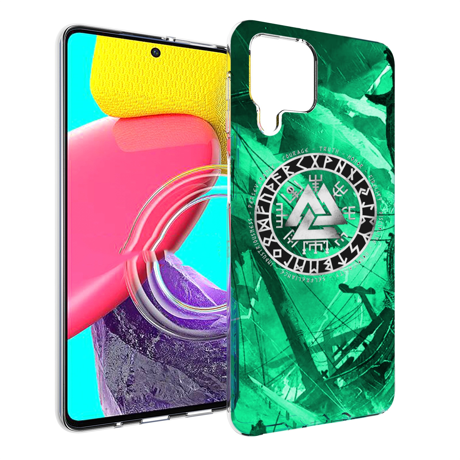 

Чехол MyPads ассасин-крид-2020-рагнарек мужской для Samsung Galaxy M53 (SM-M536), Прозрачный, Tocco