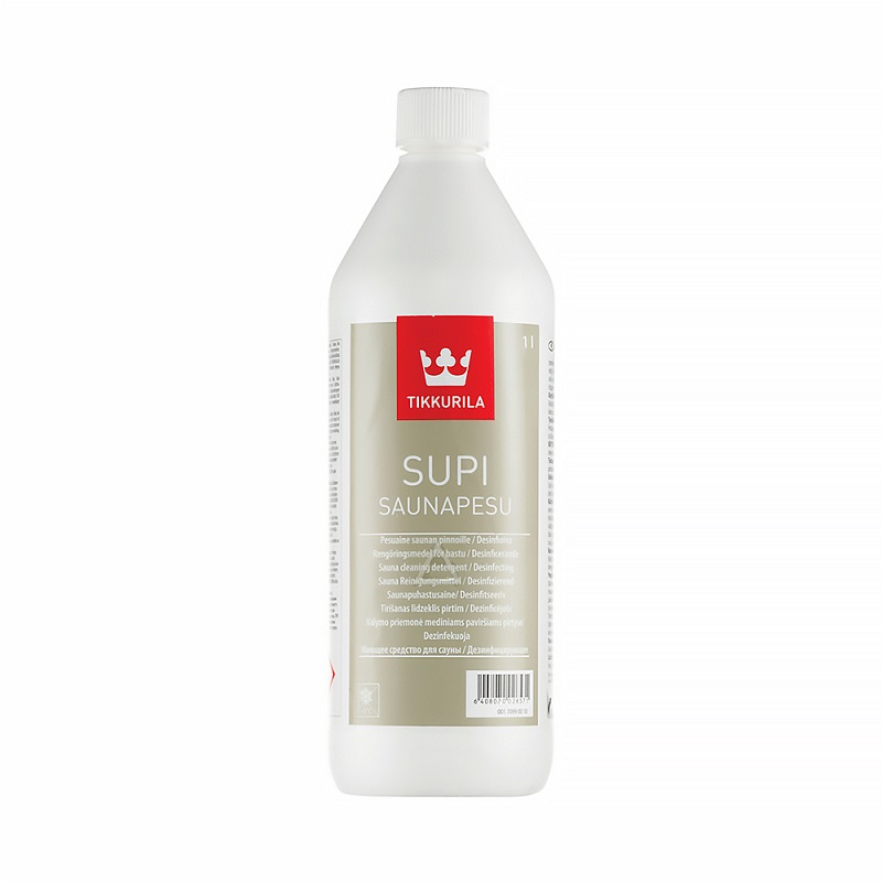 

Дезинфицирующее средство Tikkurila Supi Saunapesu для бани, 1 л