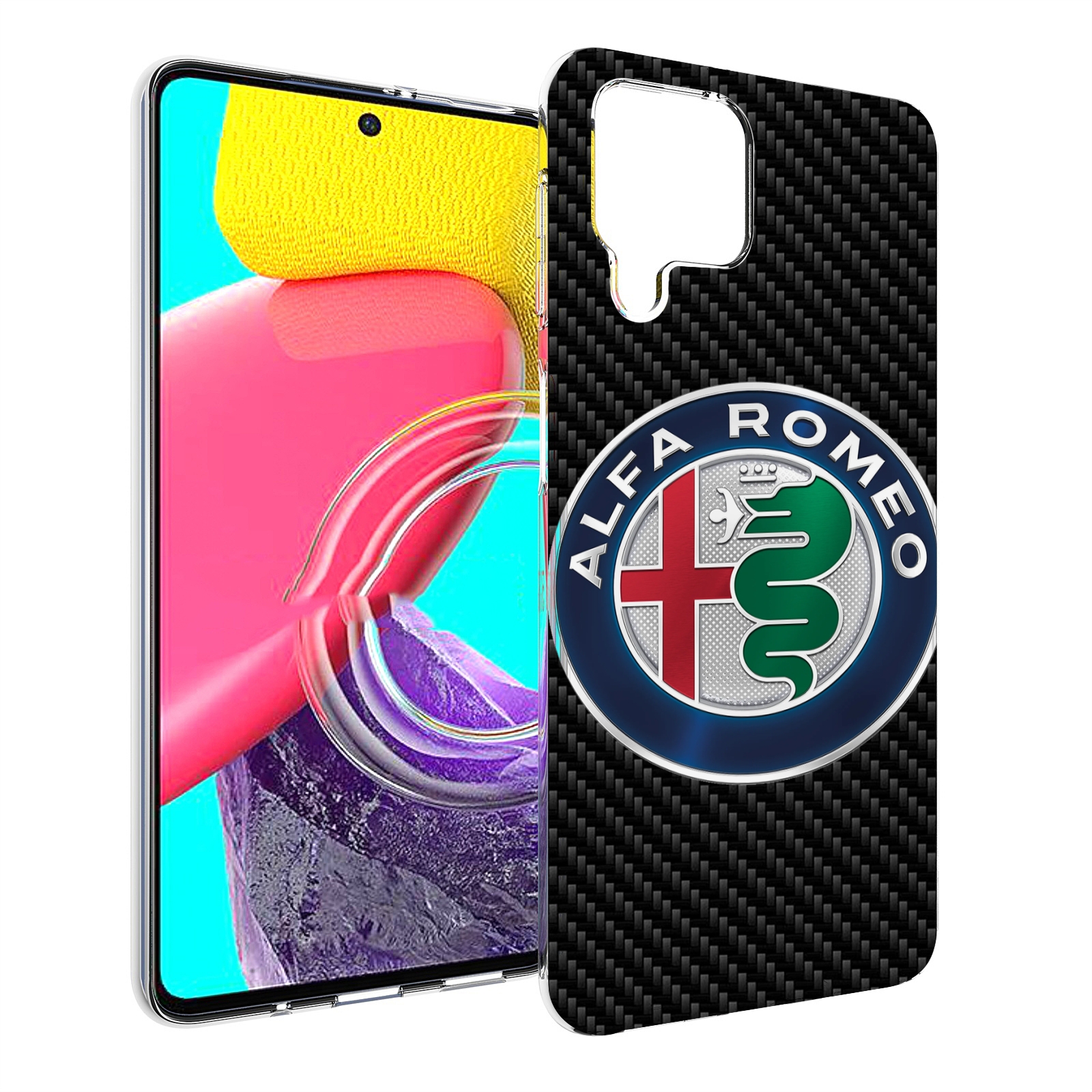 

Чехол MyPads альфа-ромео мужской для Samsung Galaxy M53 (SM-M536), Прозрачный, Tocco