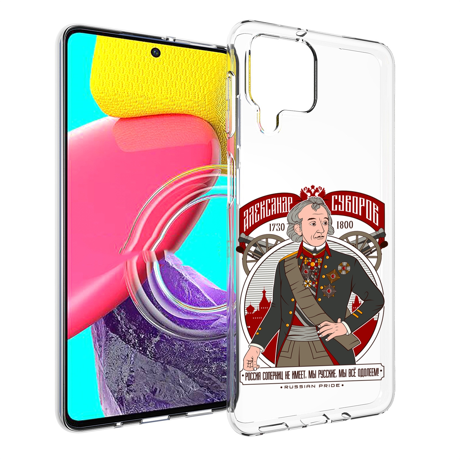 

Чехол MyPads Суворов для Samsung Galaxy M53 (SM-M536), Прозрачный, Tocco