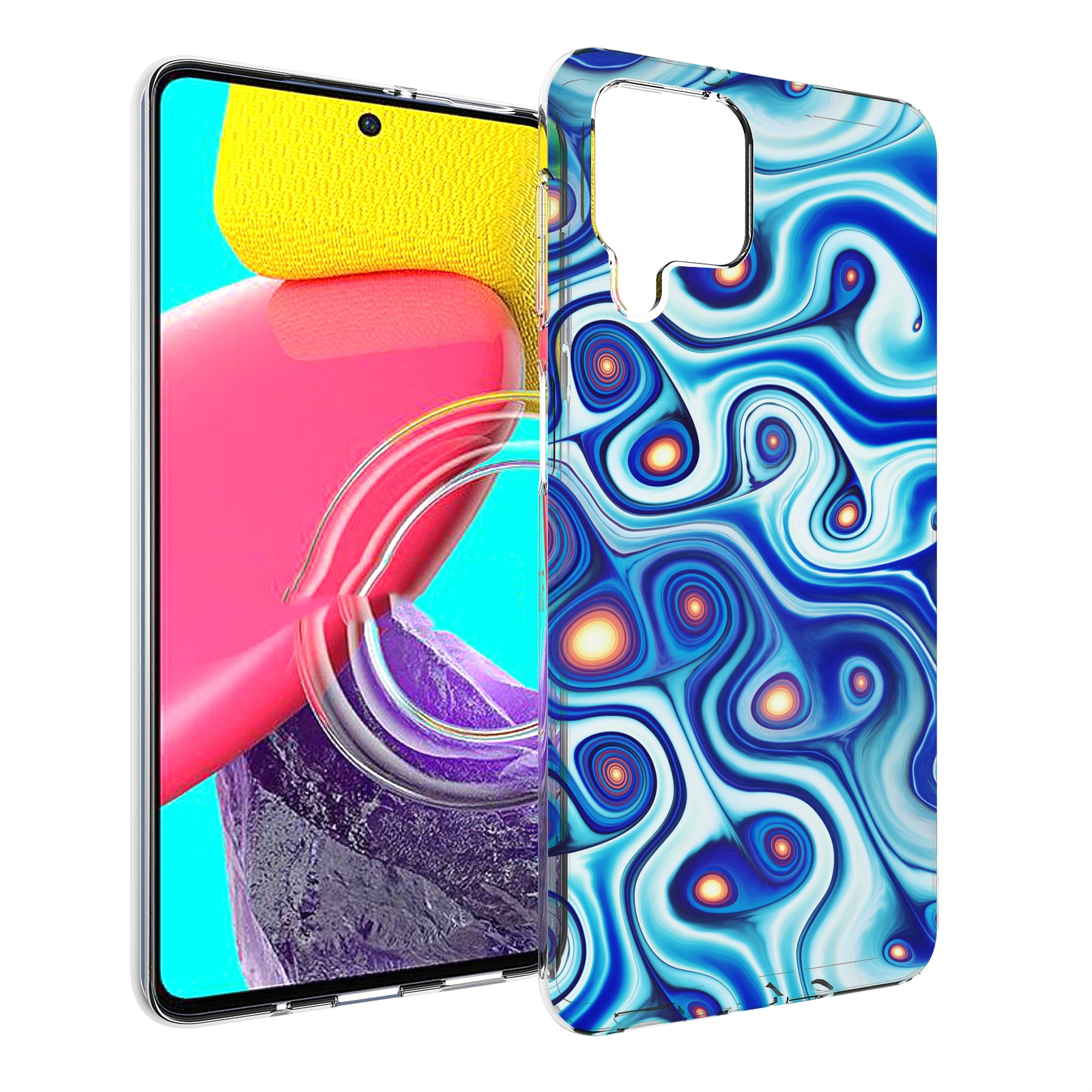 

Чехол MyPads абстрактная-текстура для Samsung Galaxy M53 (SM-M536), Прозрачный, Tocco