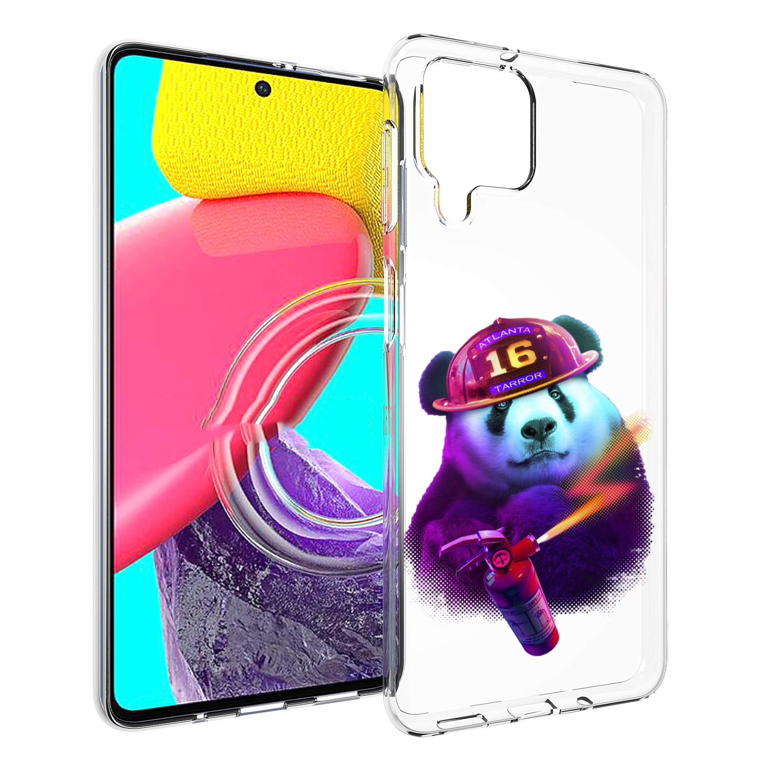 

Чехол MyPads Яркая панда детский для Samsung Galaxy M53 (SM-M536), Прозрачный, Tocco