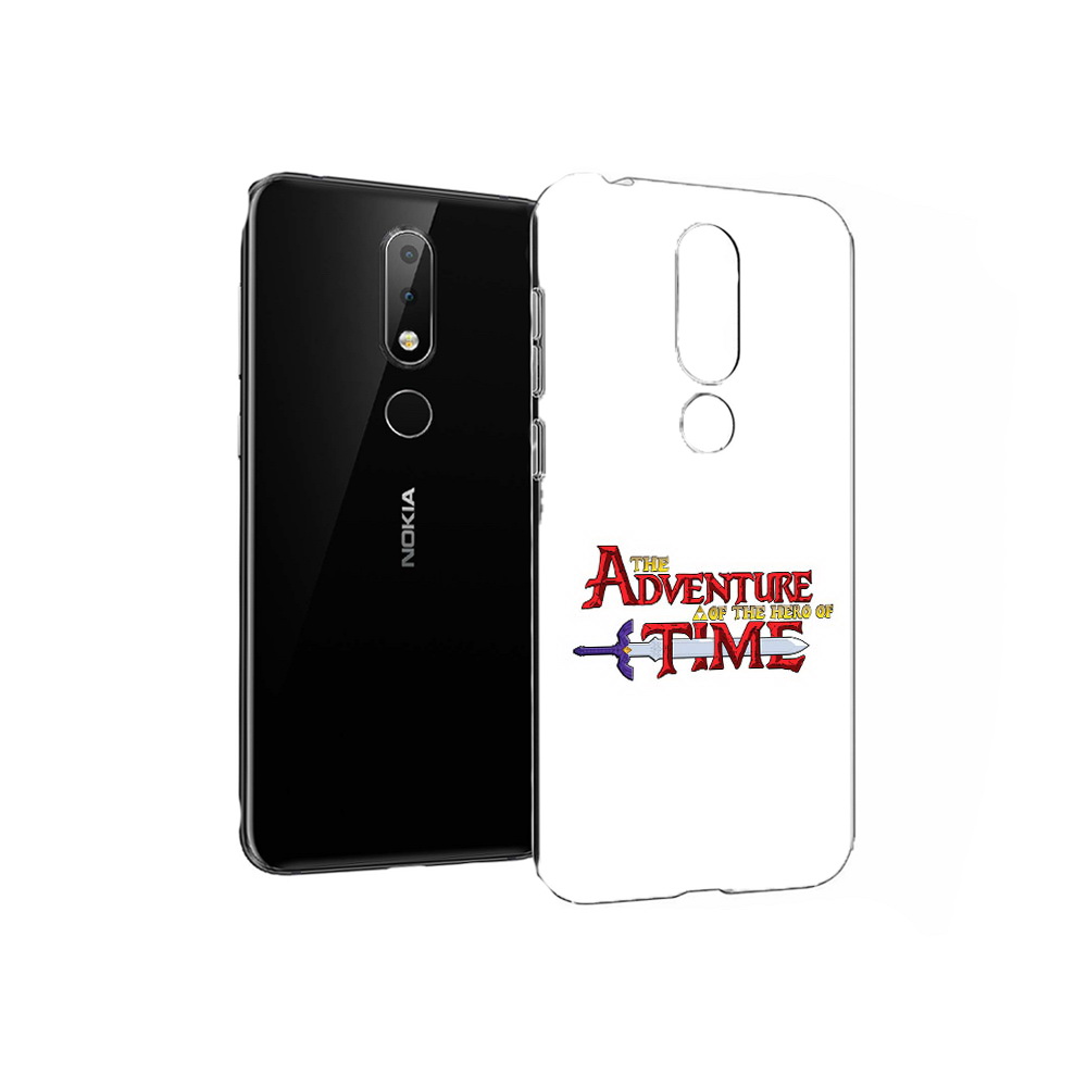 

Чехол MyPads Tocco для Nokia X6 время приключений логотип (PT115295.99.275), Прозрачный, Tocco