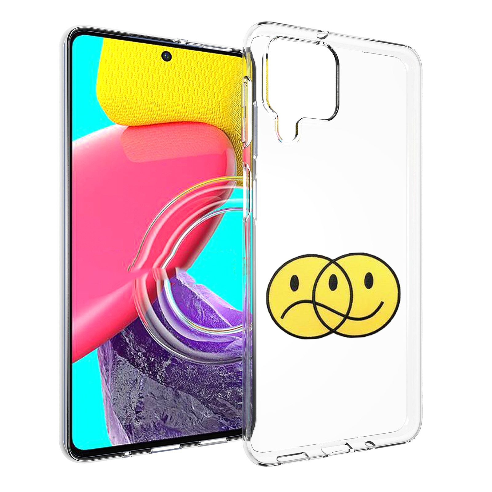 

Чехол MyPads Хиппи для Samsung Galaxy M53 (SM-M536), Прозрачный, Tocco