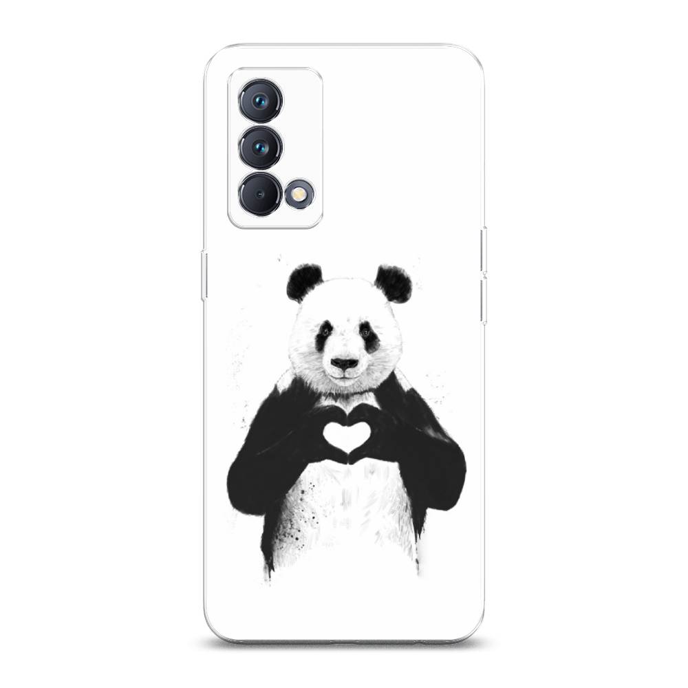 

Чехол Awog на Realme GT Master Edition "Панда love", Разноцветный, 2510450-10