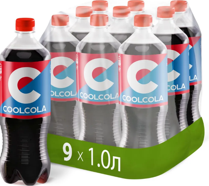 Напиток Coolcola сильногазированный, безалкогольный, 9x1 л