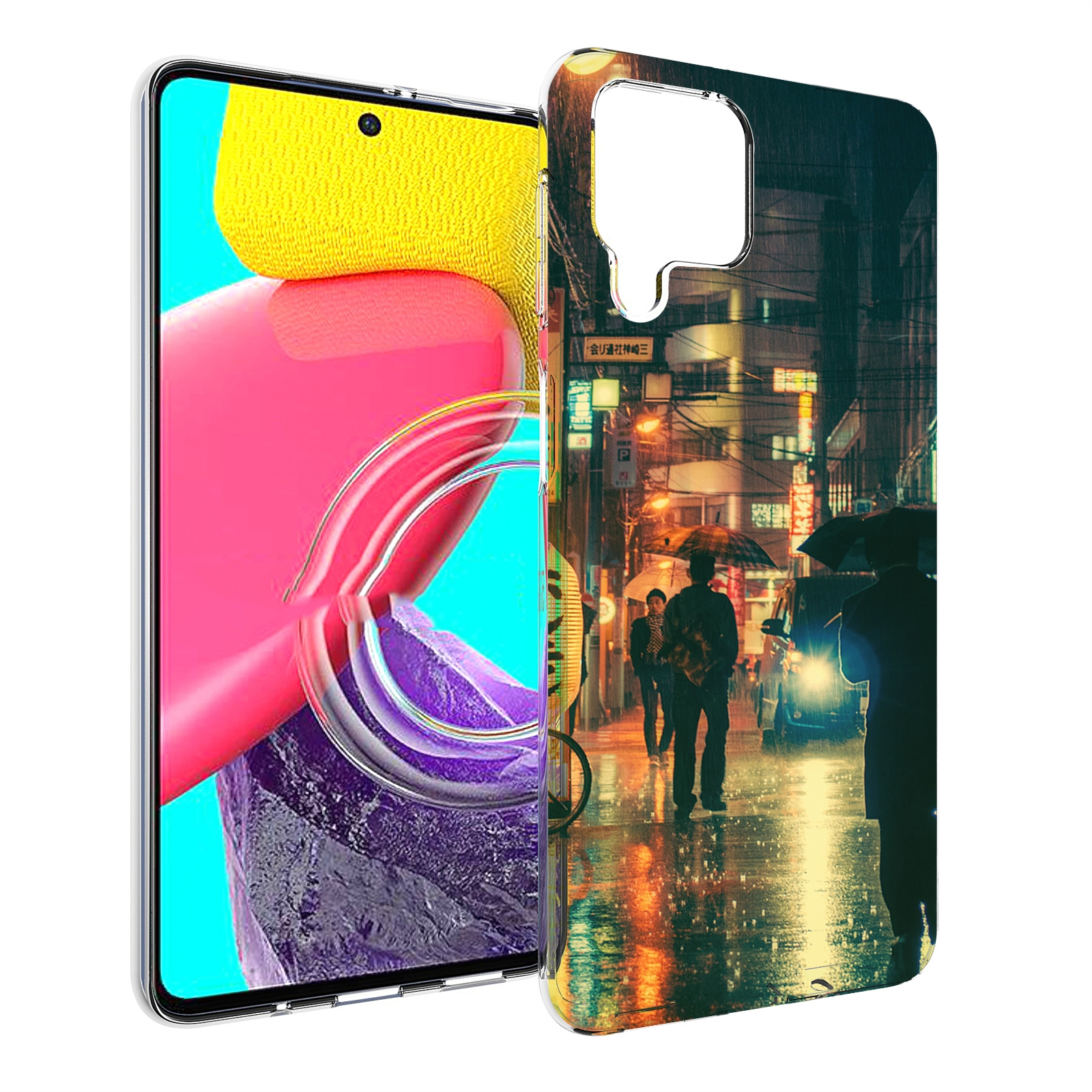 

Чехол MyPads Токио-сеул для Samsung Galaxy M53 (SM-M536), Прозрачный, Tocco