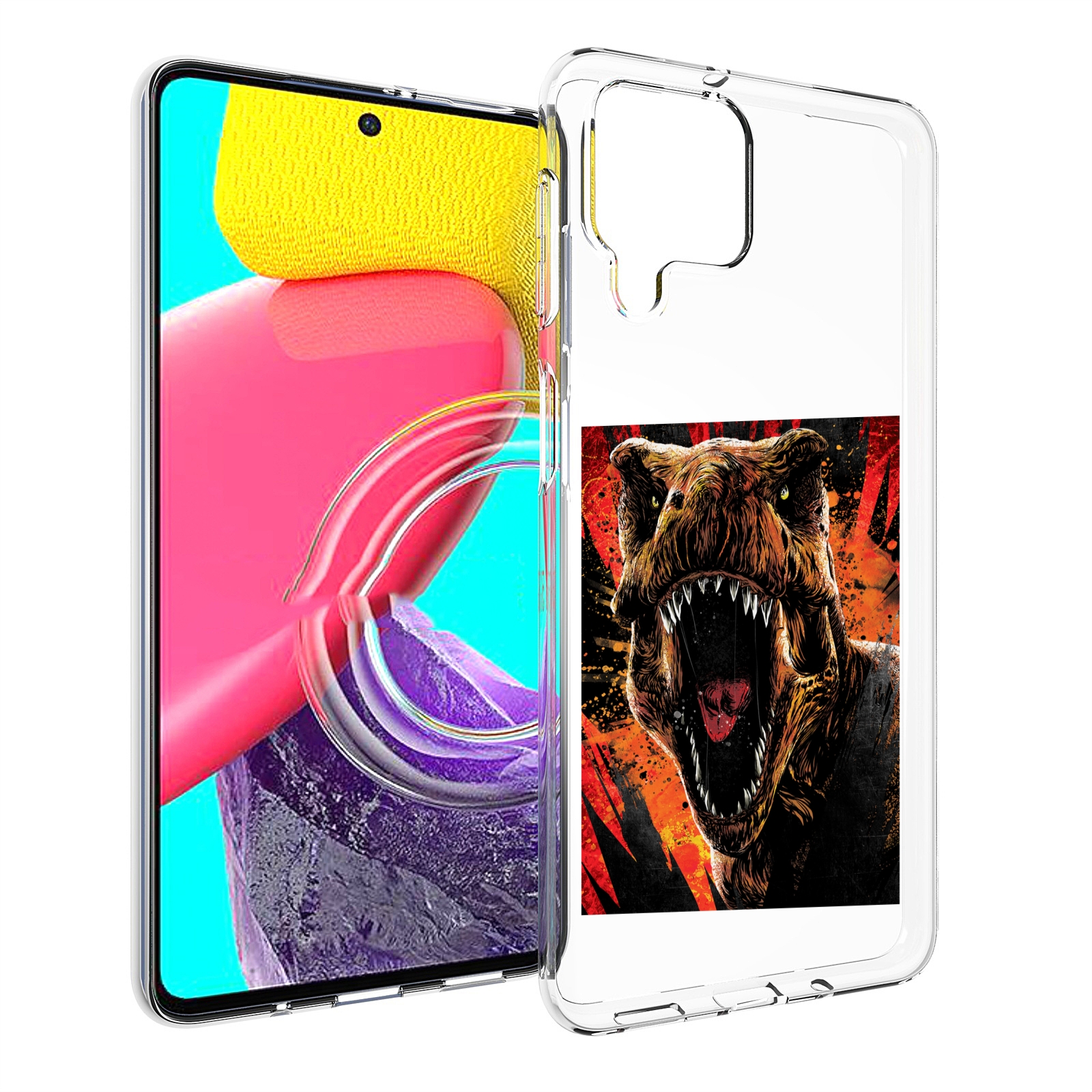 

Чехол MyPads Тиранозавр для Samsung Galaxy M53 (SM-M536), Прозрачный, Tocco