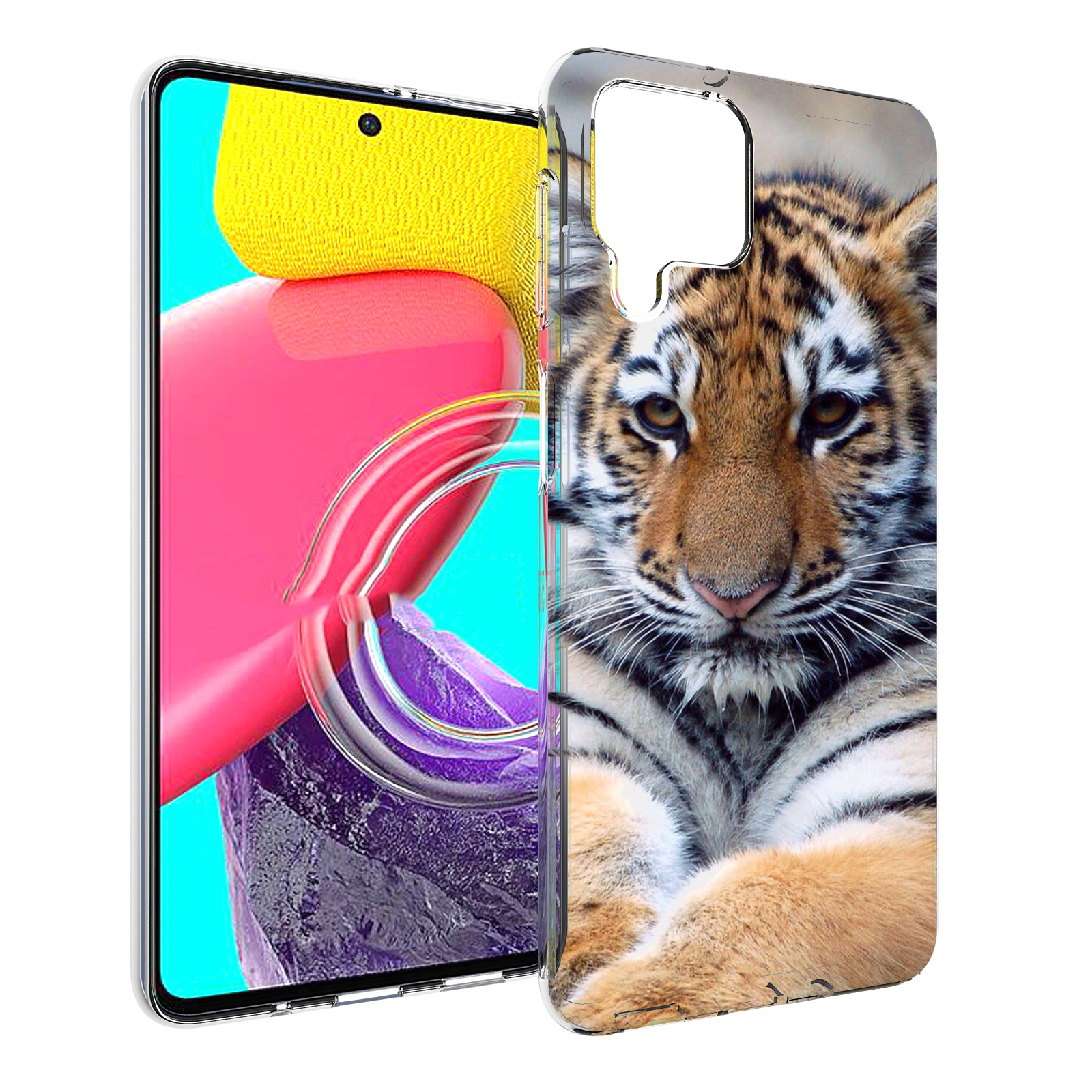 

Чехол MyPads Тигренок для Samsung Galaxy M53 (SM-M536), Прозрачный, Tocco