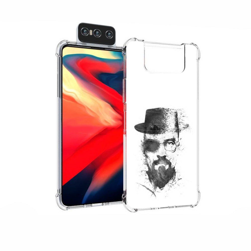 

Чехол MyPads Tocco для Asus Zenfone 7 (ZS670KS) загадочный человек, Прозрачный, Tocco