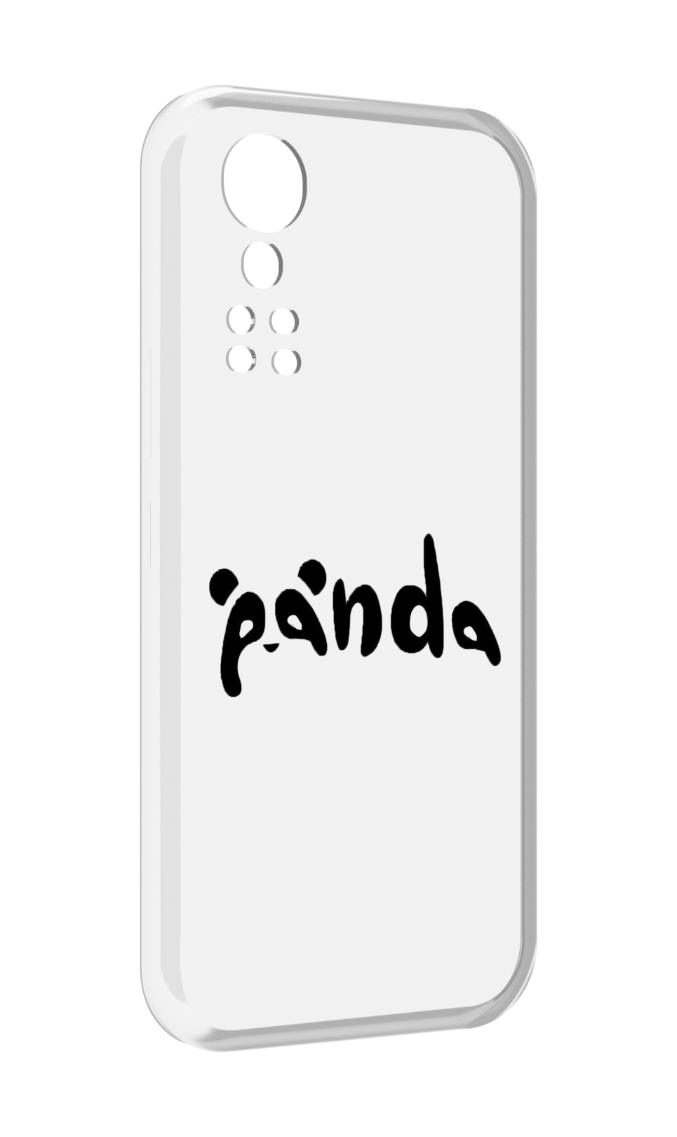 

Чехол MyPads панда надпись для ZTE Axon 30 5G / Axon 30S, Прозрачный, Tocco